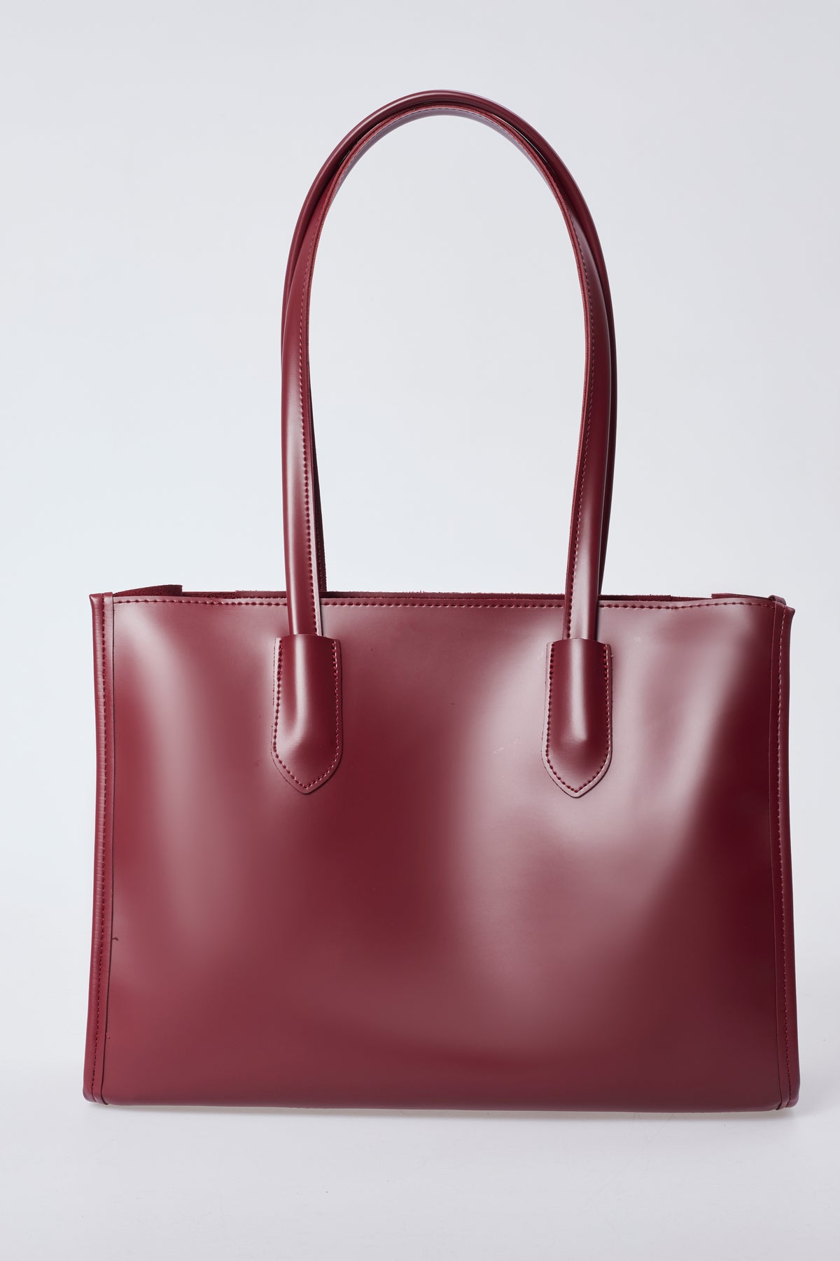 Tote Bag Pinterest Çanta Büyük Boy Omuz Kadın Çantası Stella - bordo