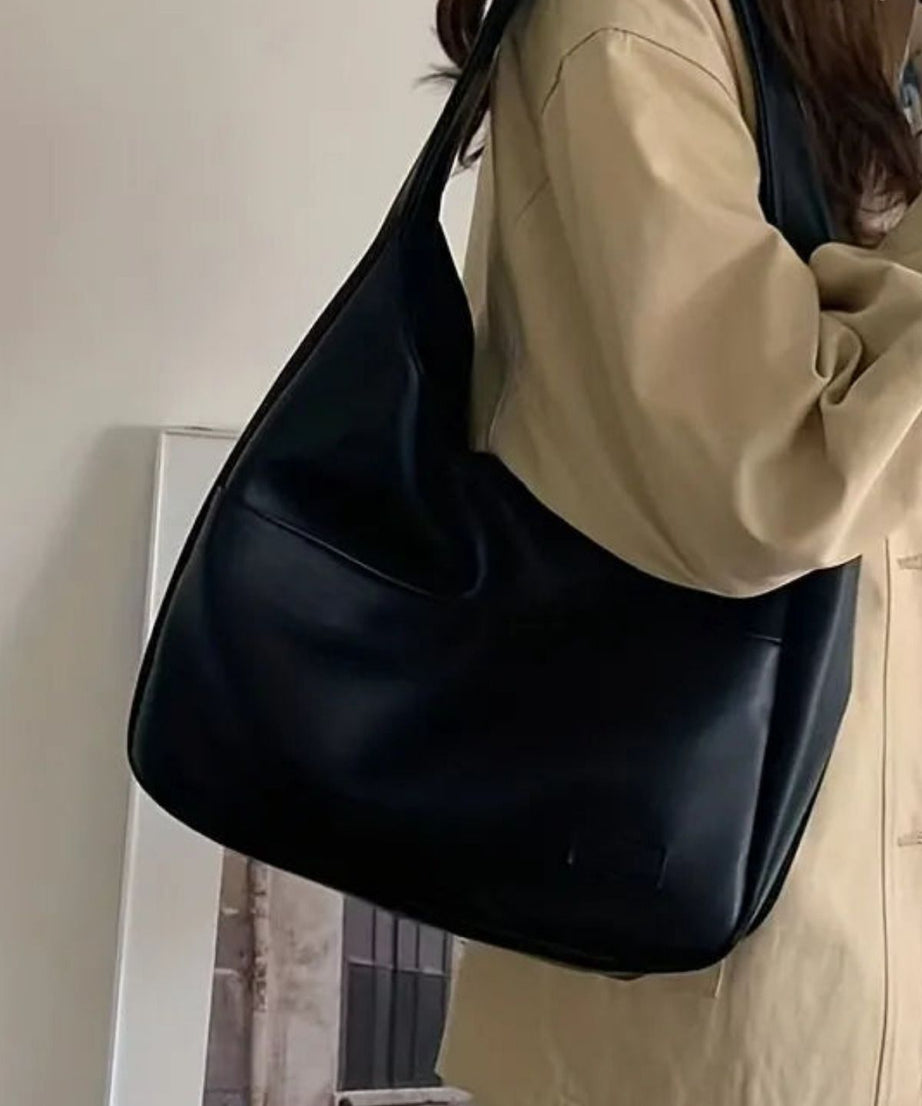 Kadın Omuz Çantası Hobo pinterest Salaş Gri süet astarlı Çanta