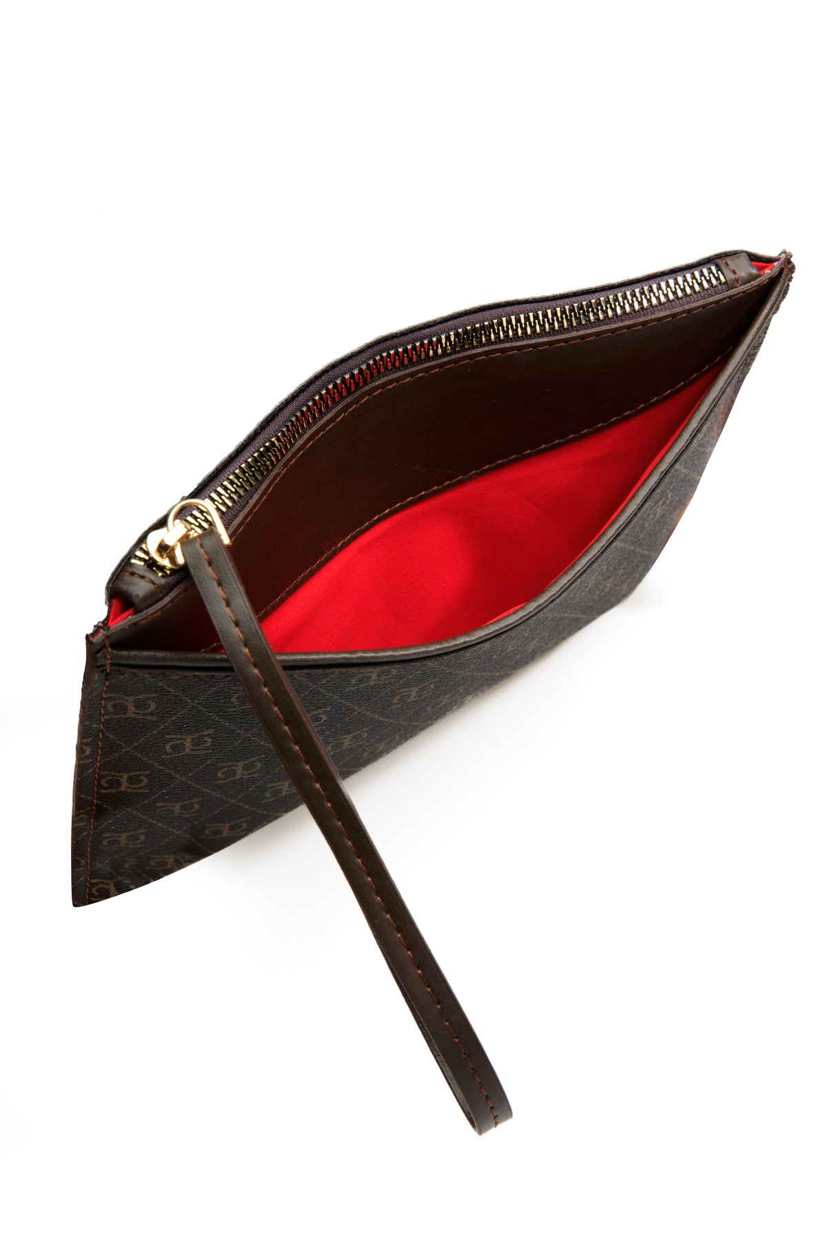 Kadın tabba kahverengi Baskılı Kadın Clutch El Çantası portföy KSCH-4075 - Görsel 20