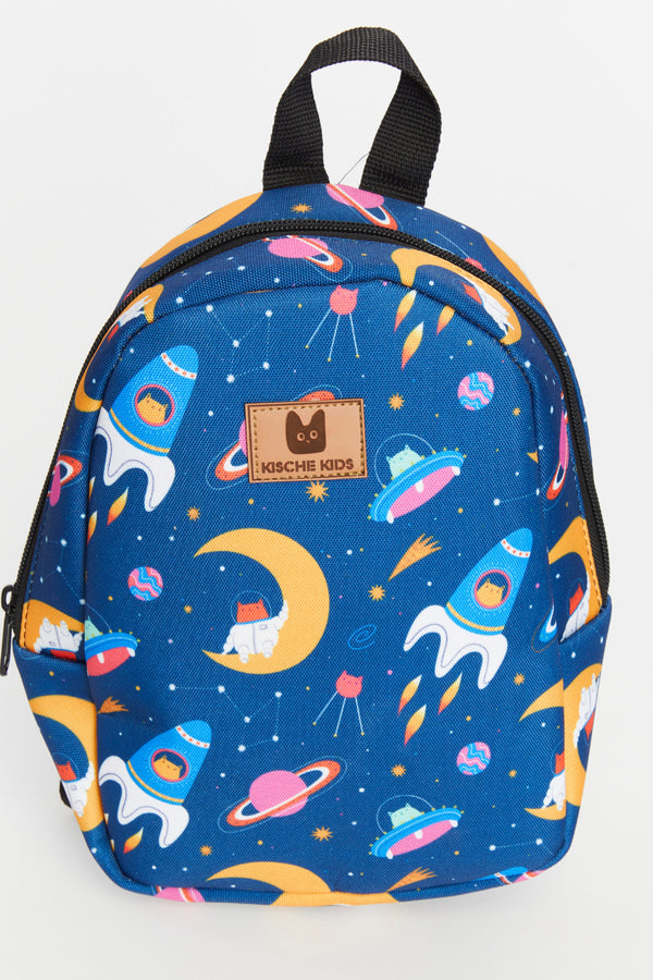 Sevimli Su Geçirmez Uzay Kedi Astronot Desenli Şirin Çoçuk Sırt Çantası 0-8 Yaş Erkek Kız