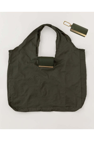 Çok Amaçlı Hafif Katlanabilir Charm Çanta & Anahtarlık Fonksiyonlu Model KSCH-4085 - Yeşil