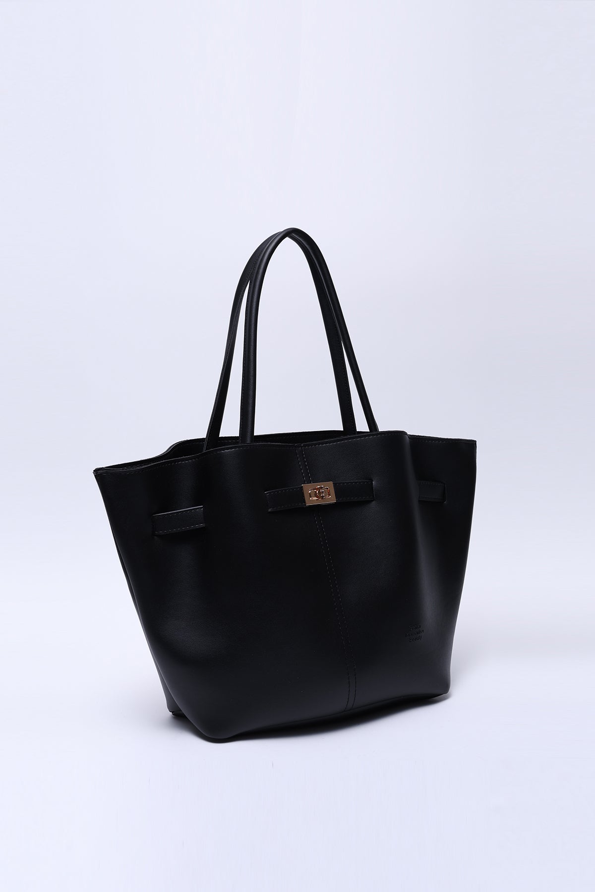Siyah Tote Bag Omuz Çantası Büyük Boy Omuz Kadın Çantası Pera - Görsel 2
