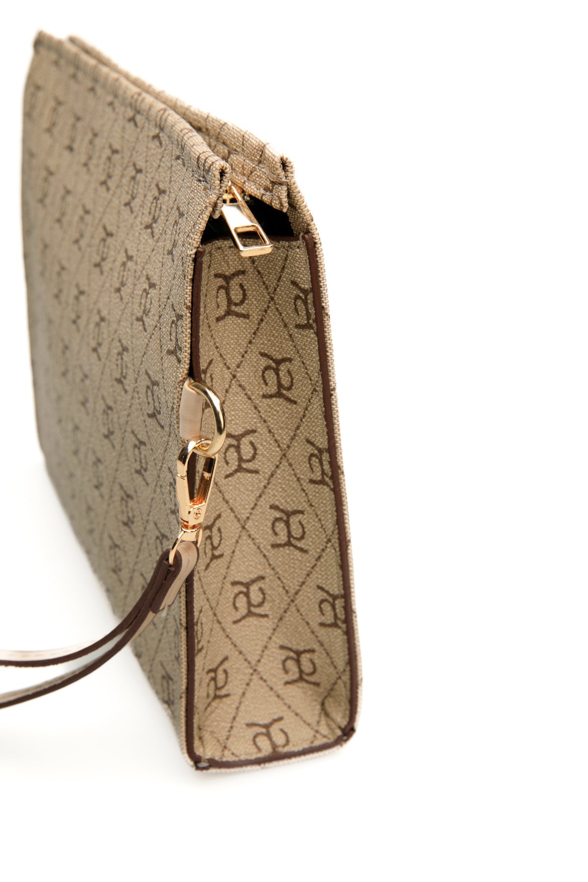 Kadın Baskılı Kadın Clutch El Çantası portföy ponny 2li Siyah Vizon KSCH-4076 - Görsel 19