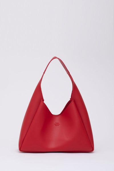 Siyah Shk19 Çıtçıt Kapatmalı Suni Deri Fermuarlı Makyaj Çantalı El Ve Omuz Çantası E:33 U:15 G:10 Cm - kırmızı