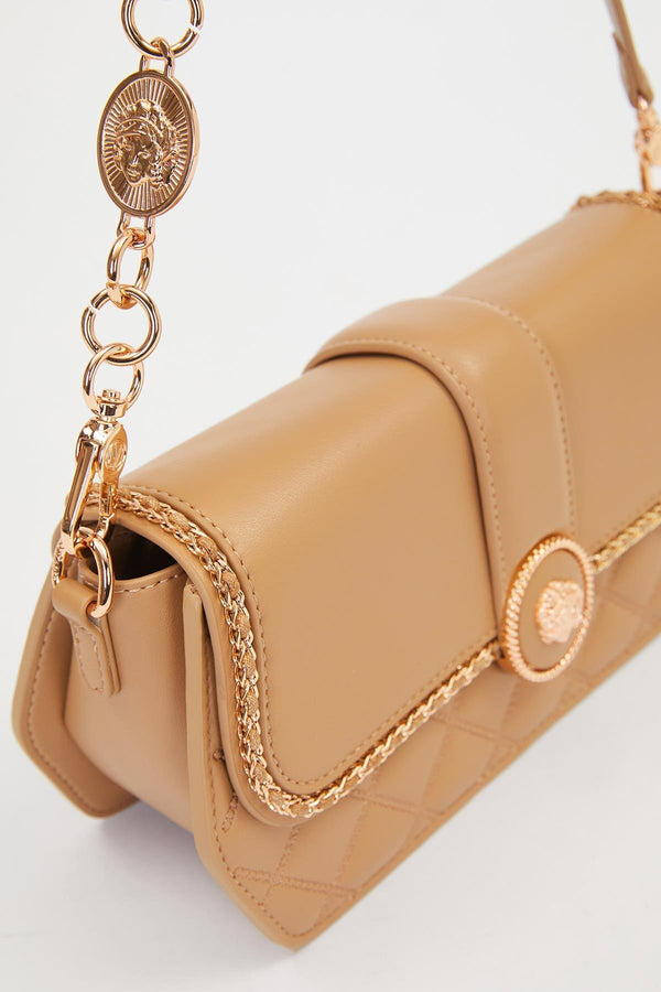 Haki Yuvarlak Toka Detay Omuz Çantası - Görsel 3