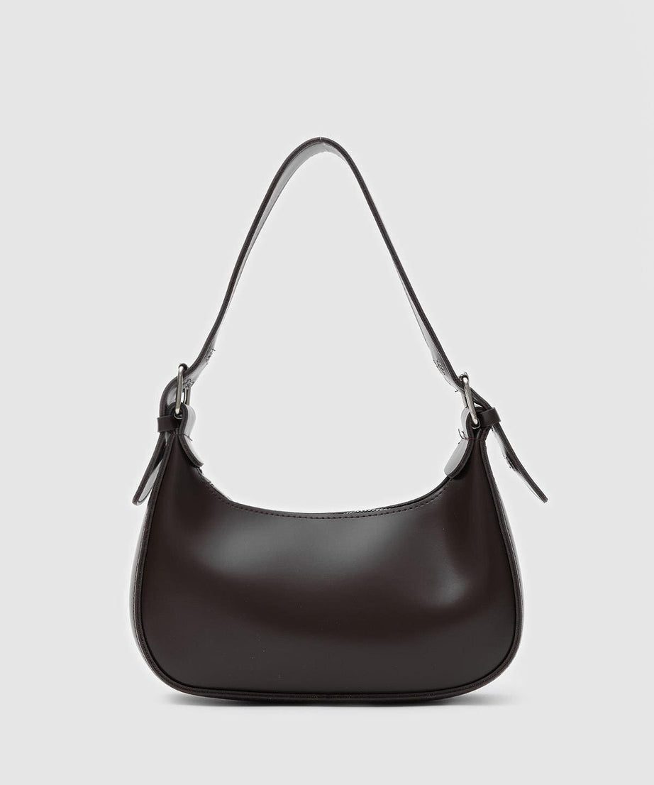 Oval Krem Baget Çanta - Görsel 5