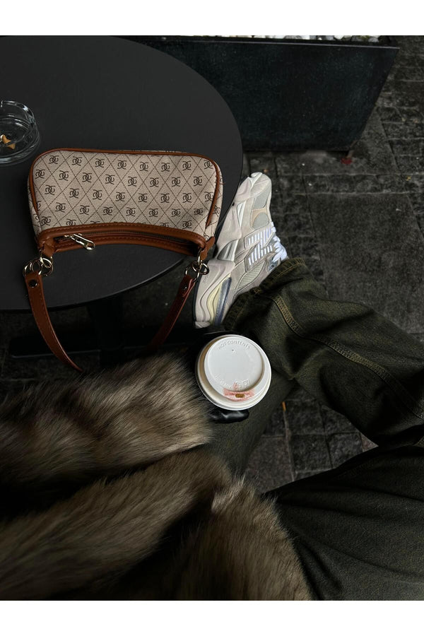 Farme Monogram Baget ve Çapraz Çanta