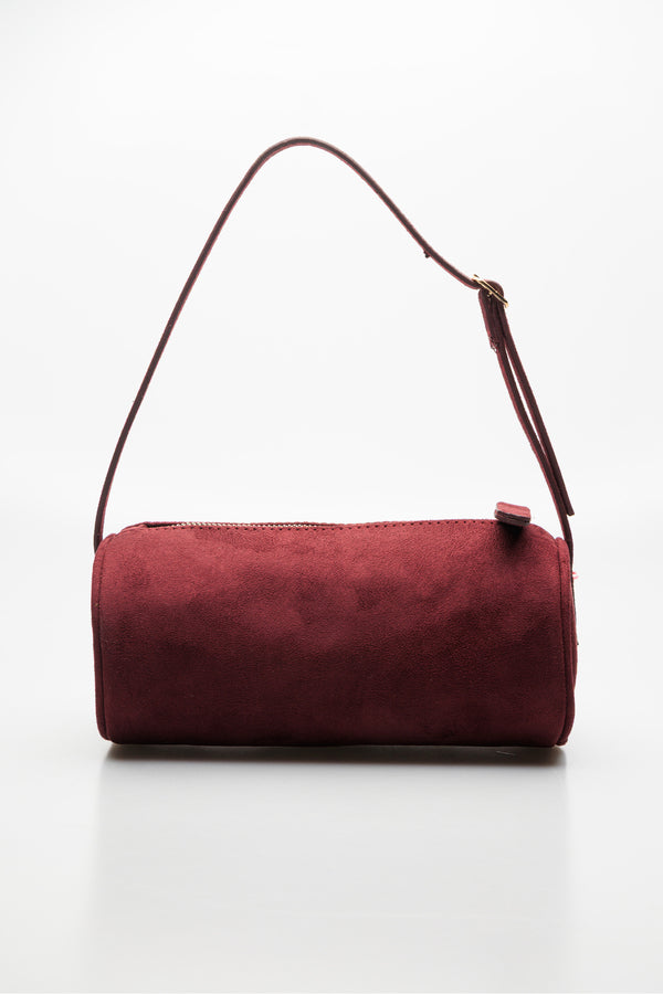 silindir el ve omuz Çantası Kadın fermuarlı