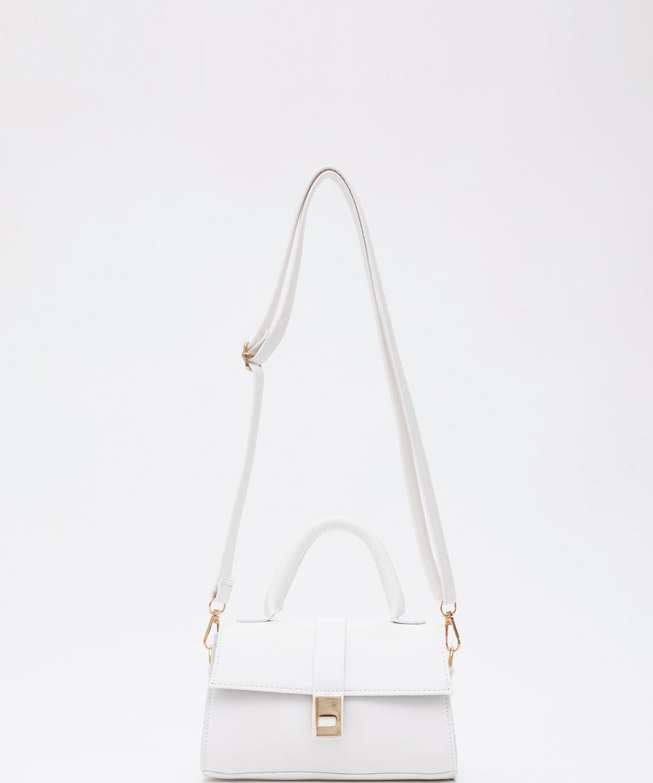 Shk109 Suni Deri Çıtçıtlı Ayarlanabilir Askılı Kadın El, Kol Ve Omuz Çantası U:11 E:19 G:7 cm