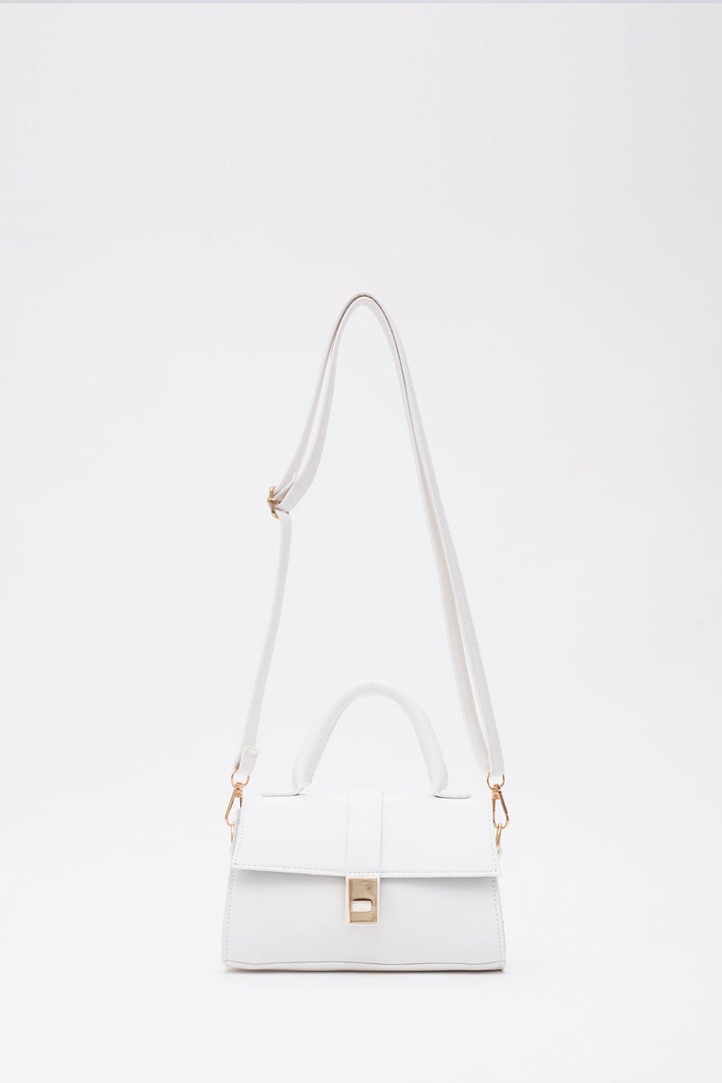 Shk109 Suni Deri Çıtçıtlı Ayarlanabilir Askılı Kadın El, Kol Ve Omuz Çantası U:11 E:19 G:7 cm