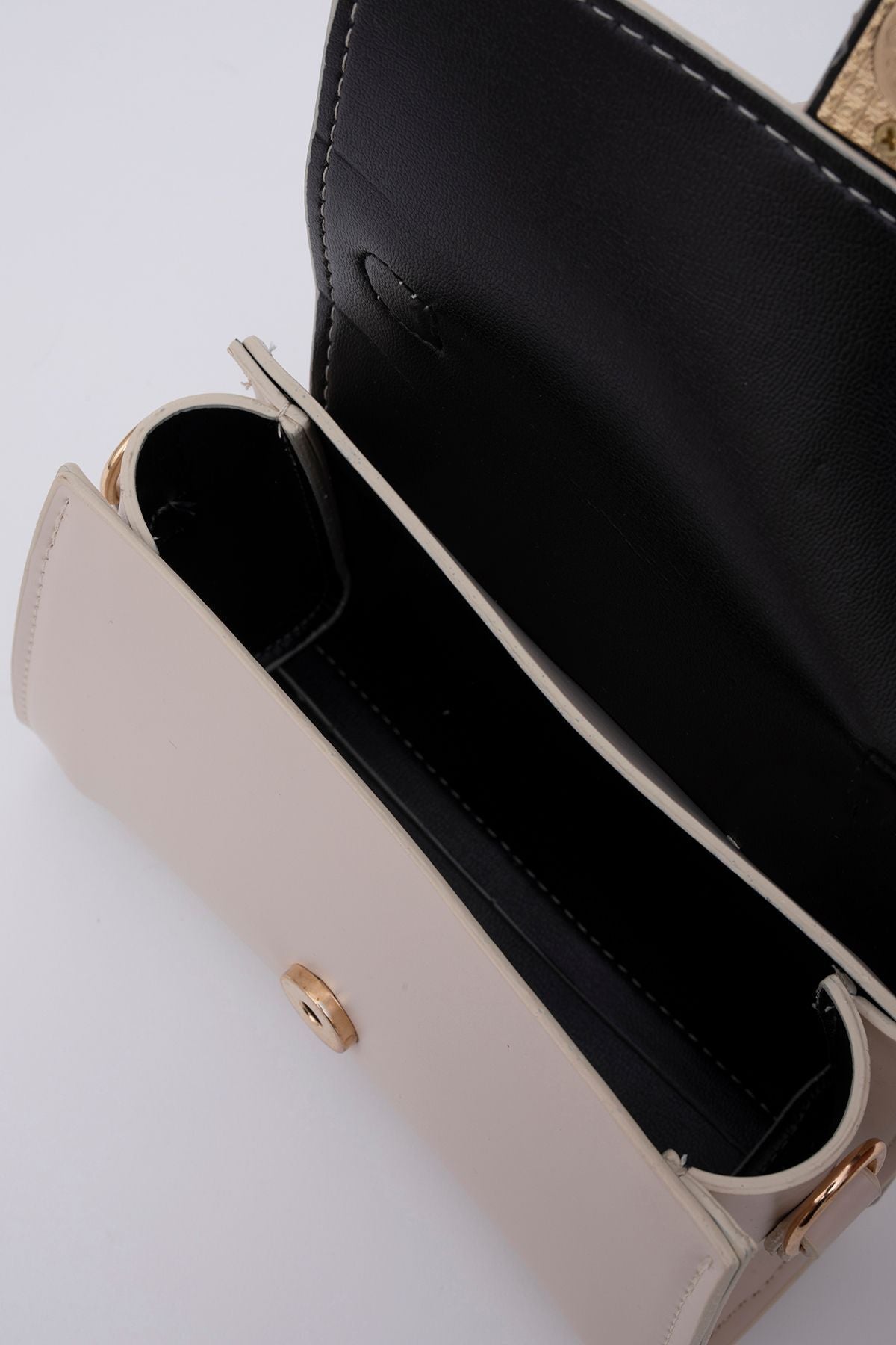 Suni Deri Çıtçıtlı Ayarlanabilir Askılı Kadın El, Kol Ve Omuz Çantası ksch-502 - Görsel 15