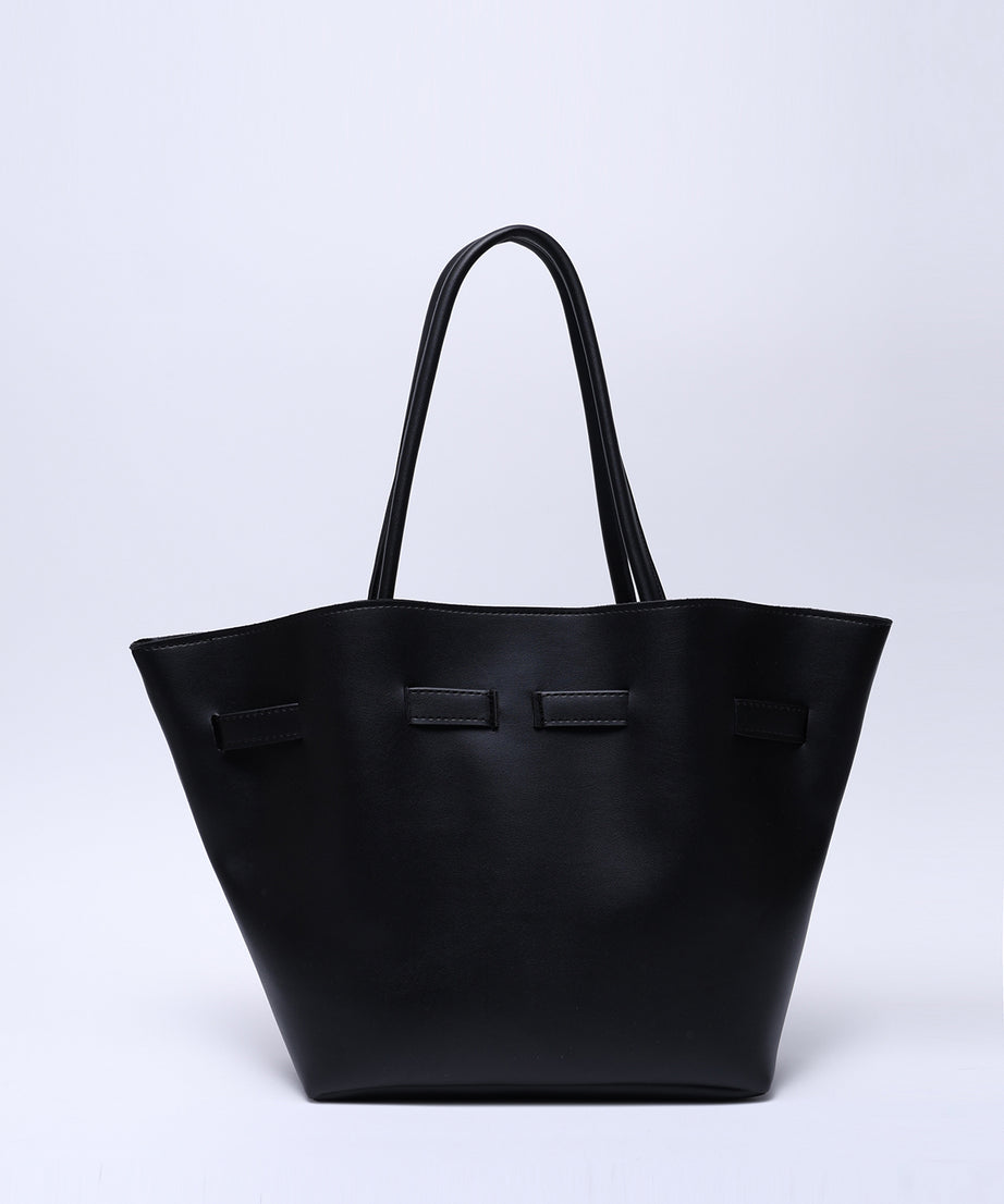 Siyah Tote Bag Omuz Çantası Büyük Boy Omuz Kadın Çantası Pera - Görsel 3