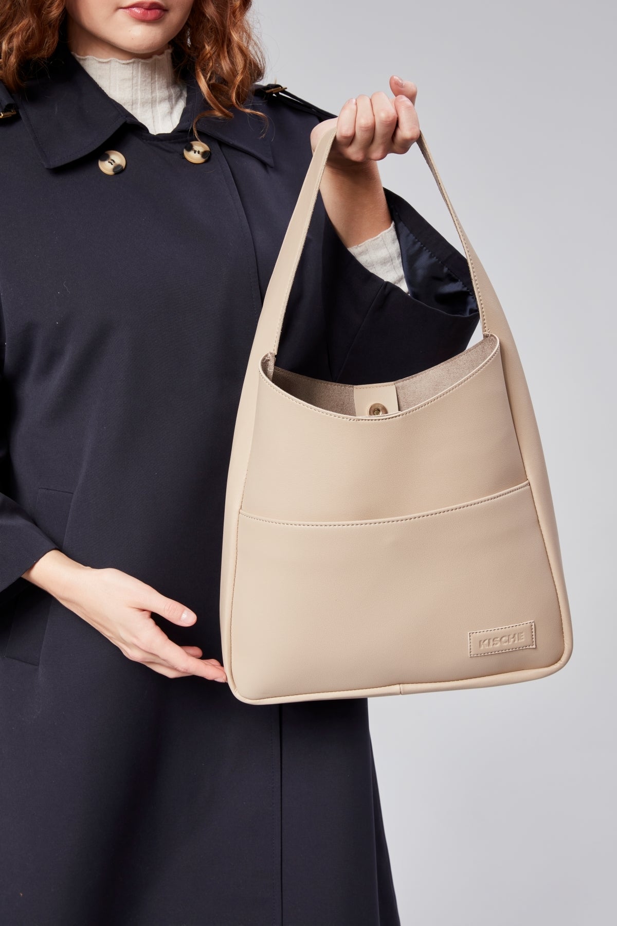 Moda Kadın Hobo  Çanta Salaş Pinterest Omuz Çanta Şık Ve Basit  Deri Tozlu Astarsız Lily - Görsel 6