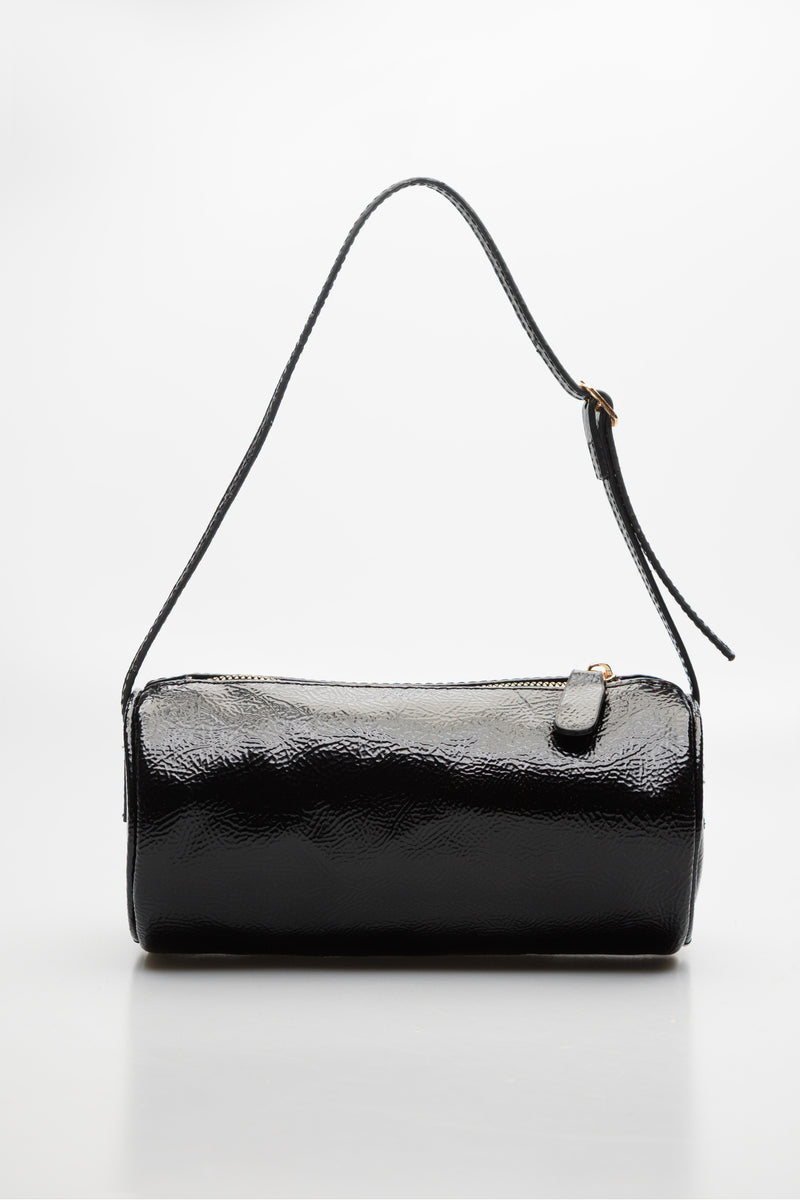 silindir el ve omuz Çantası Kadın fermuarlı