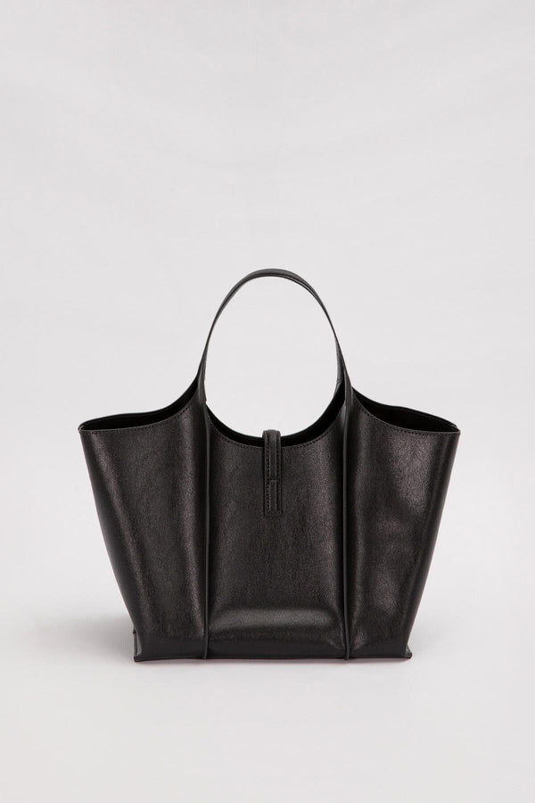 Siyah Askı Kilit Detay El Çantası - Görsel 4