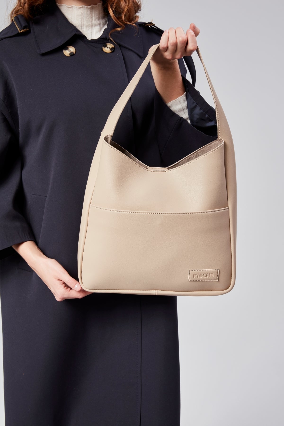 Moda Kadın Hobo  Çanta Salaş Pinterest Omuz Çanta Şık Ve Basit  Deri Tozlu Astarsız Lily - Görsel 4