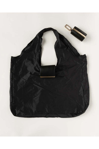 Çok Amaçlı Hafif Katlanabilir Charm Çanta & Anahtarlık Fonksiyonlu Model KSCH-4085 - Siyah