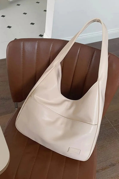 Moda Kadın Hobo Çanta: Şık ve Basit PU Deri, Okul ve İş İçin Geniş Kapasiteli Omuz Çantası