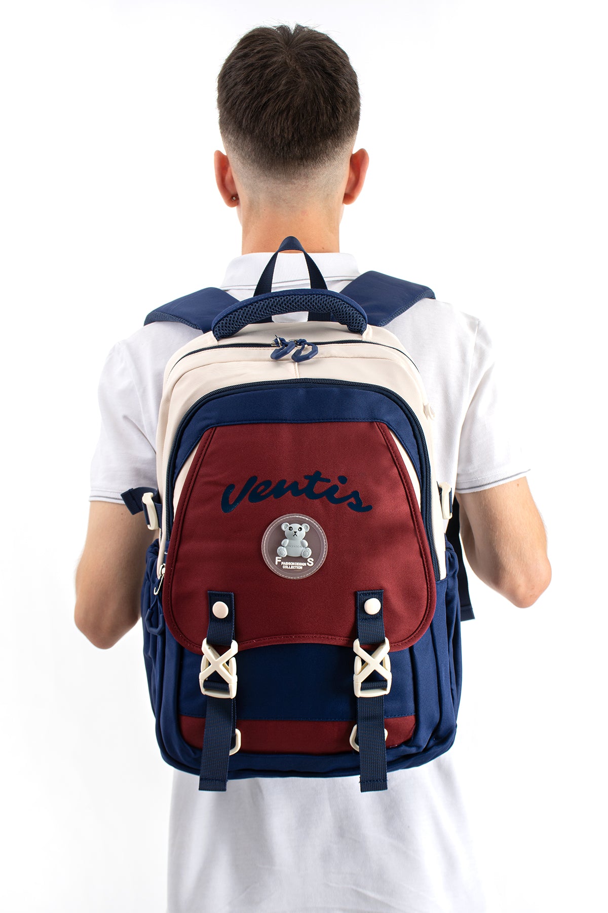 Ultra Hafif Su Geçirmez Çok Cepli Sırt Çantası Unisex Kore Stil  VNT-1-1D