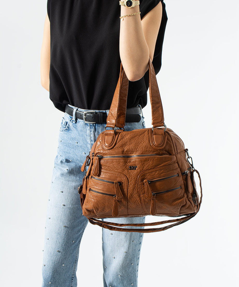 Kol Çapraz İthal Deri Çanta 571-14-18F