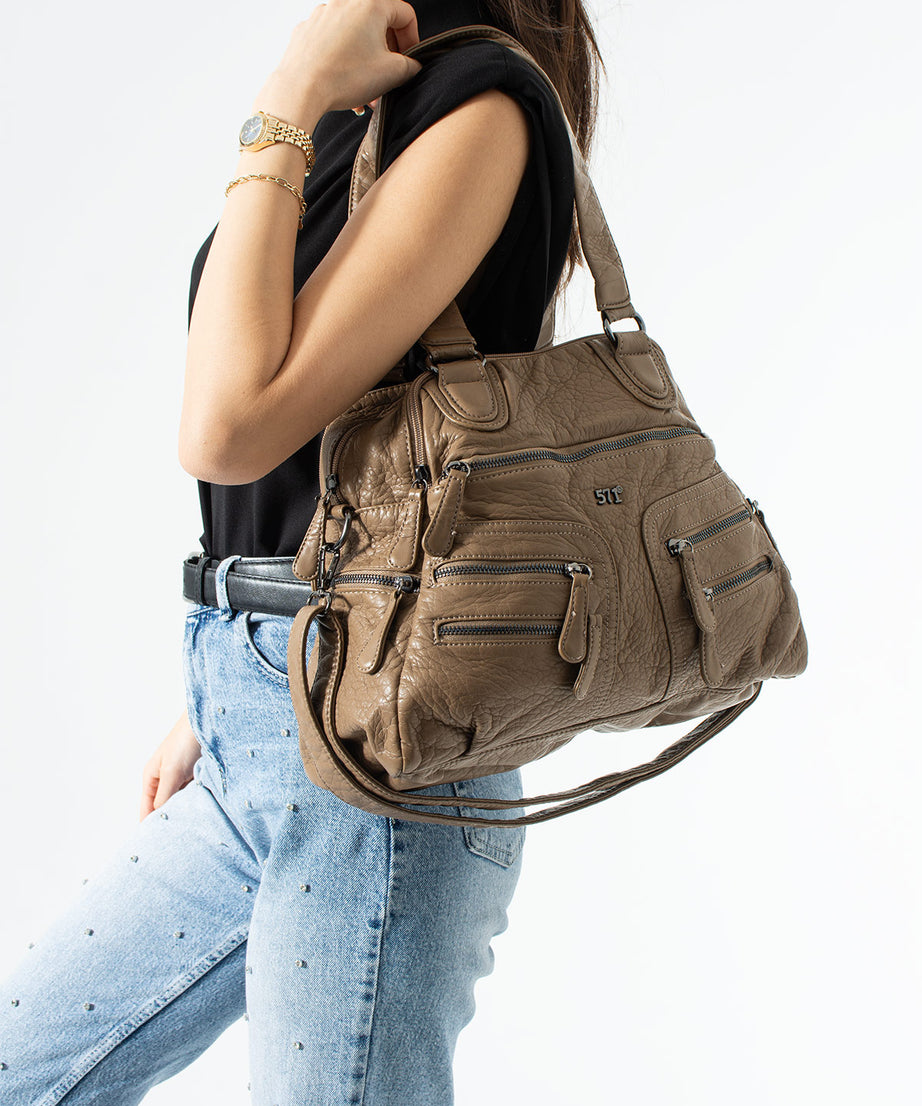 Kol Çapraz İthal Deri Çanta 571-14-18F