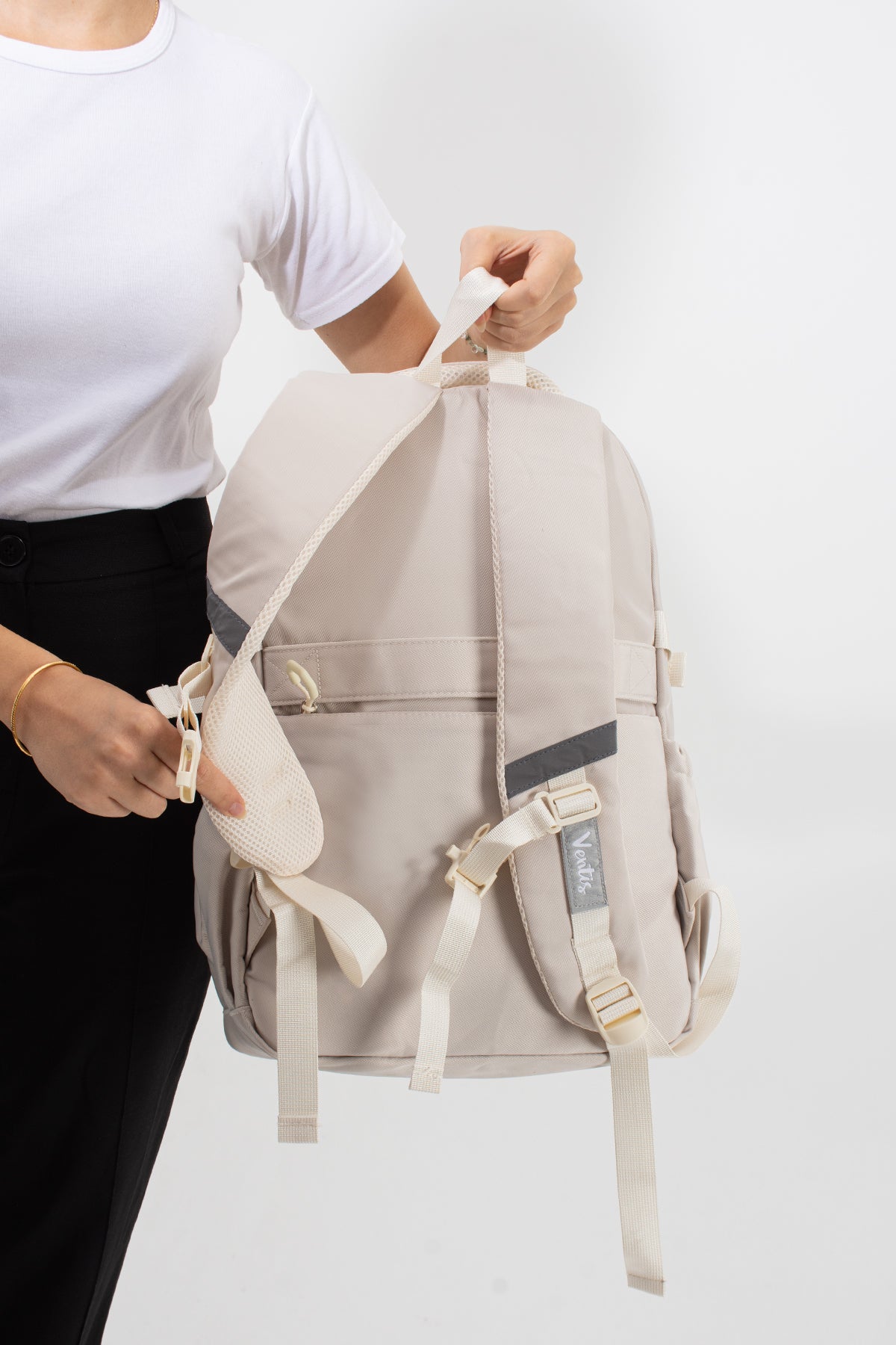 Ultra Hafif Su Geçirmez Çok Cepli Sırt Çantası Unisex Kore Stil  VNT-1-1A