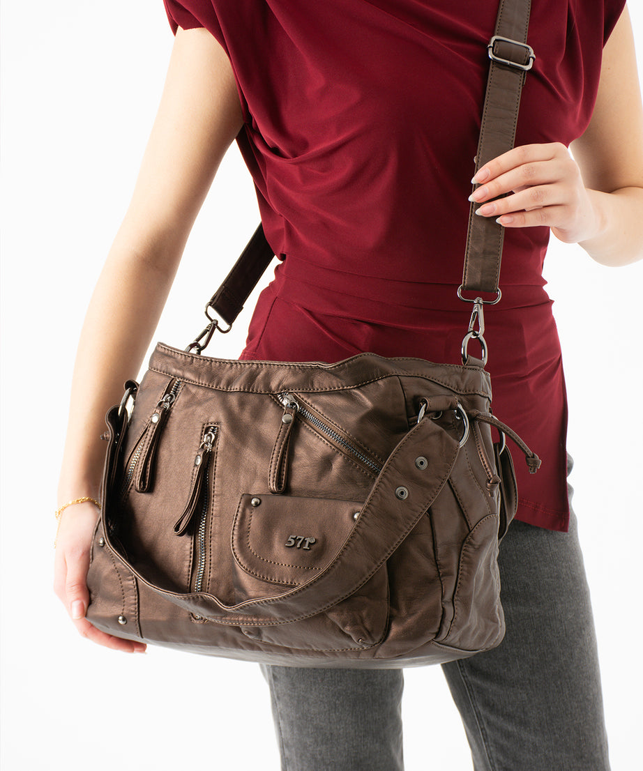 Kol Çapraz İthal Deri Çanta 571-14-11k