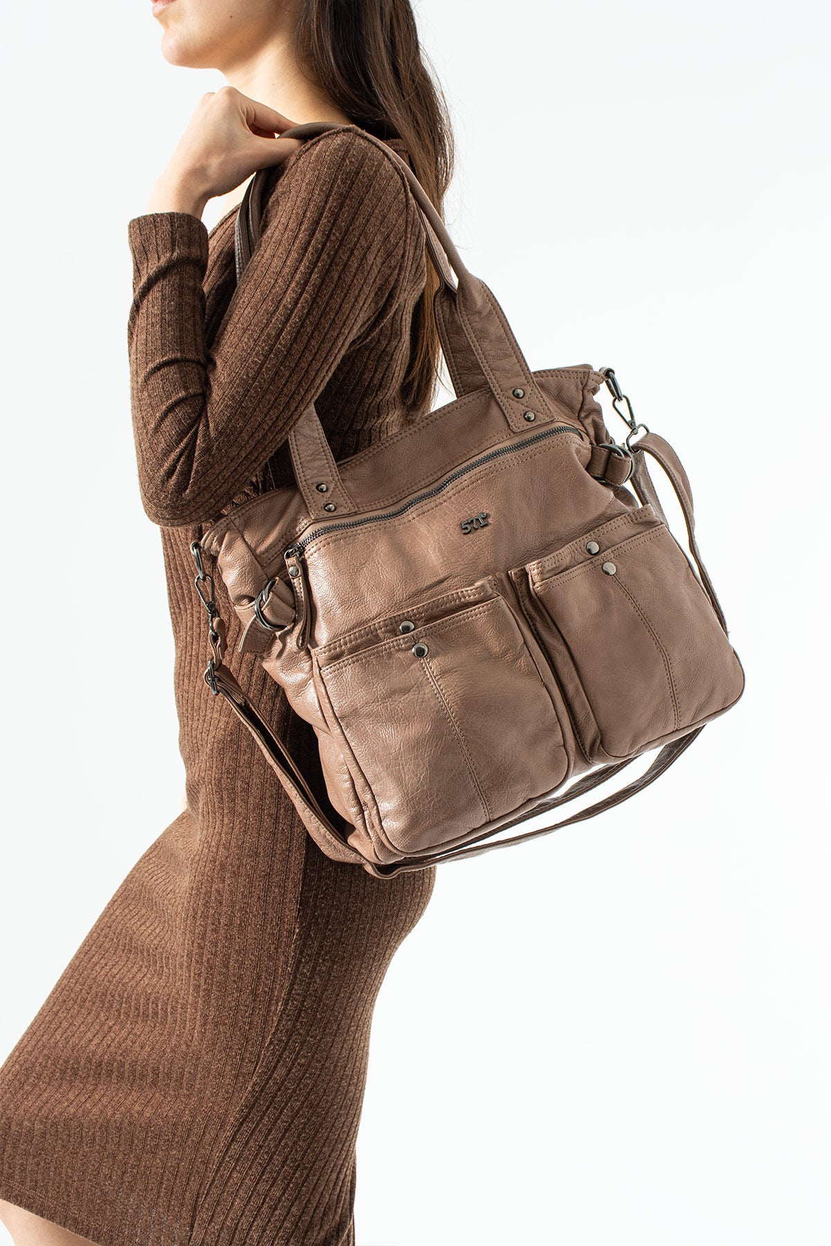 Kol Çapraz İthal Deri Çanta 571-14-12 T