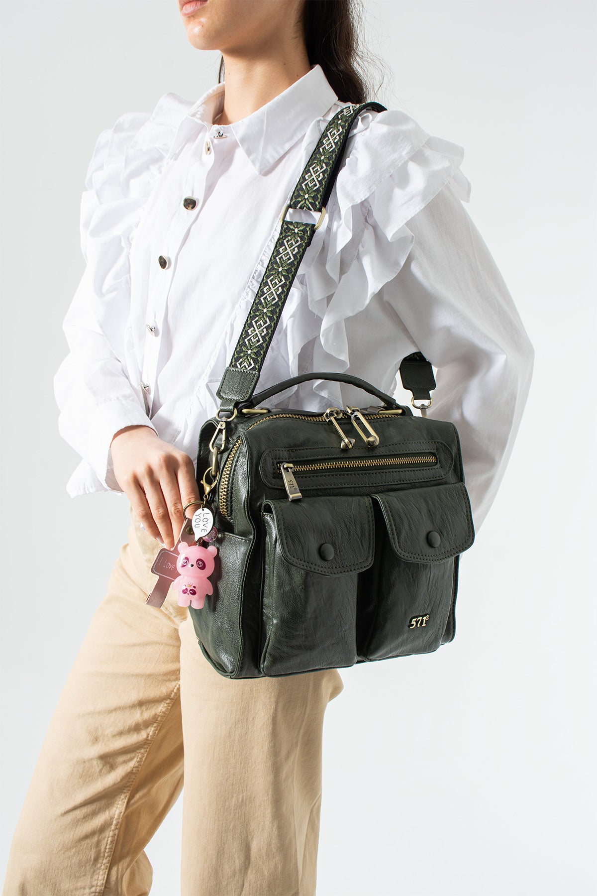 Kol Çapraz İthal Deri Çanta 571-17T