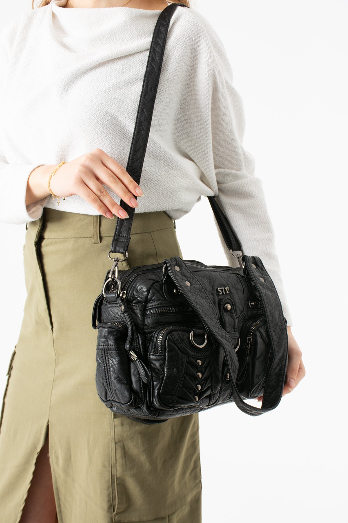 Kol Çapraz İthal Deri Çanta 571-14-18B