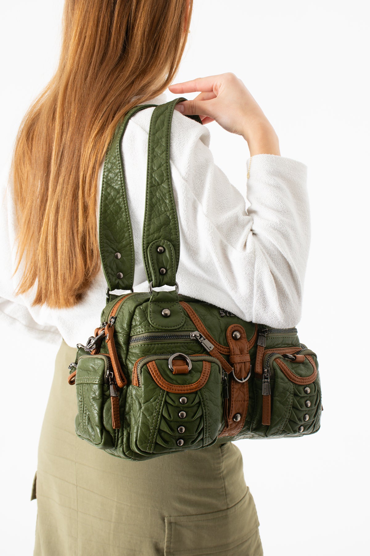 Kol Çapraz İthal Deri Çanta 571-14-18B