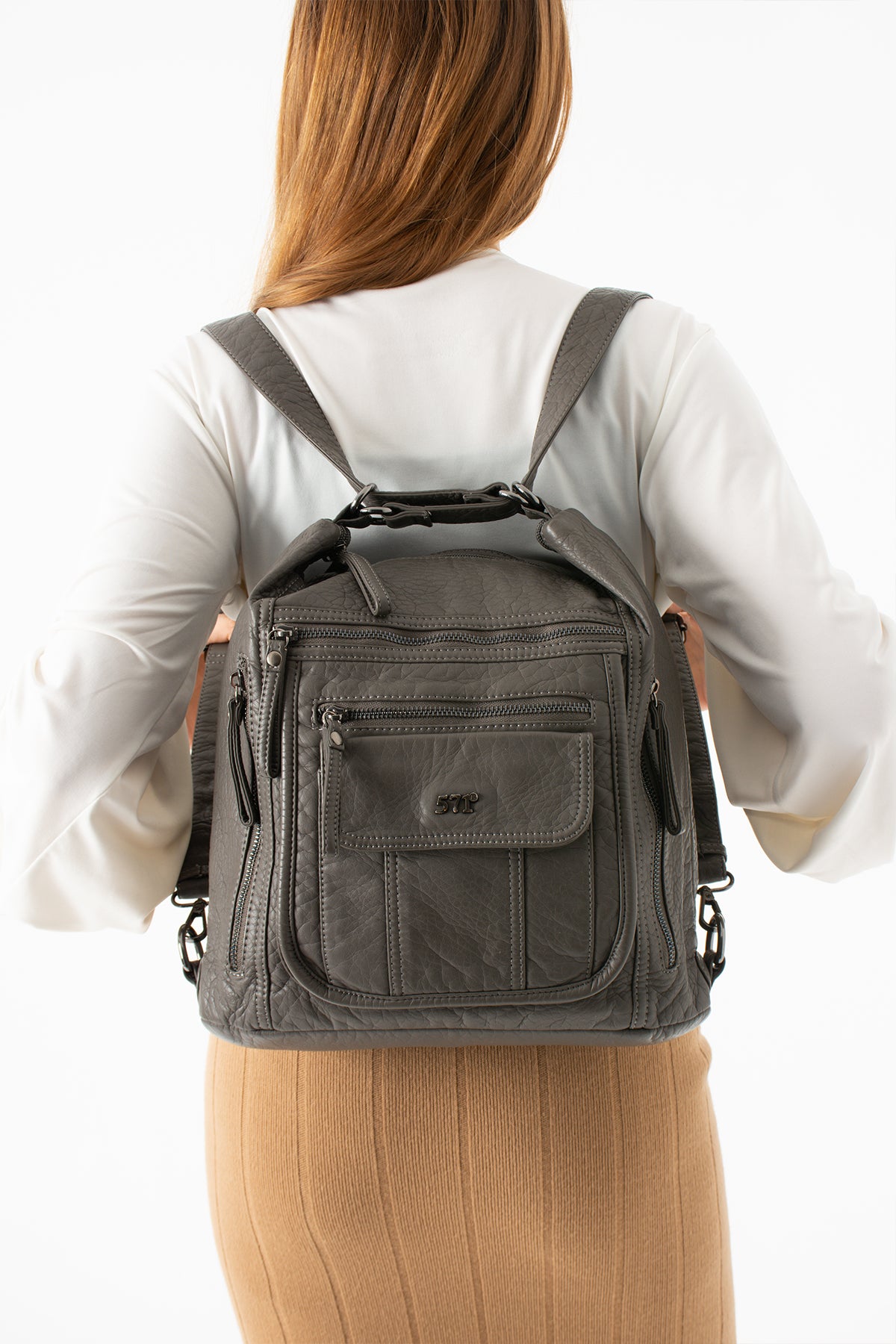 Sırt Kol Çapraz İthal Deri Çanta 571-14-18D