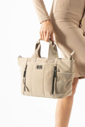 Dakota-L Püskül Detaylı Kumaş Kol ve Omuz Çantası (Model: D&L-14-19H)
