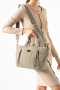 Dakota-L Püskül Detaylı Kumaş Kol ve Omuz Çantası (Model: D&L-14-19H)