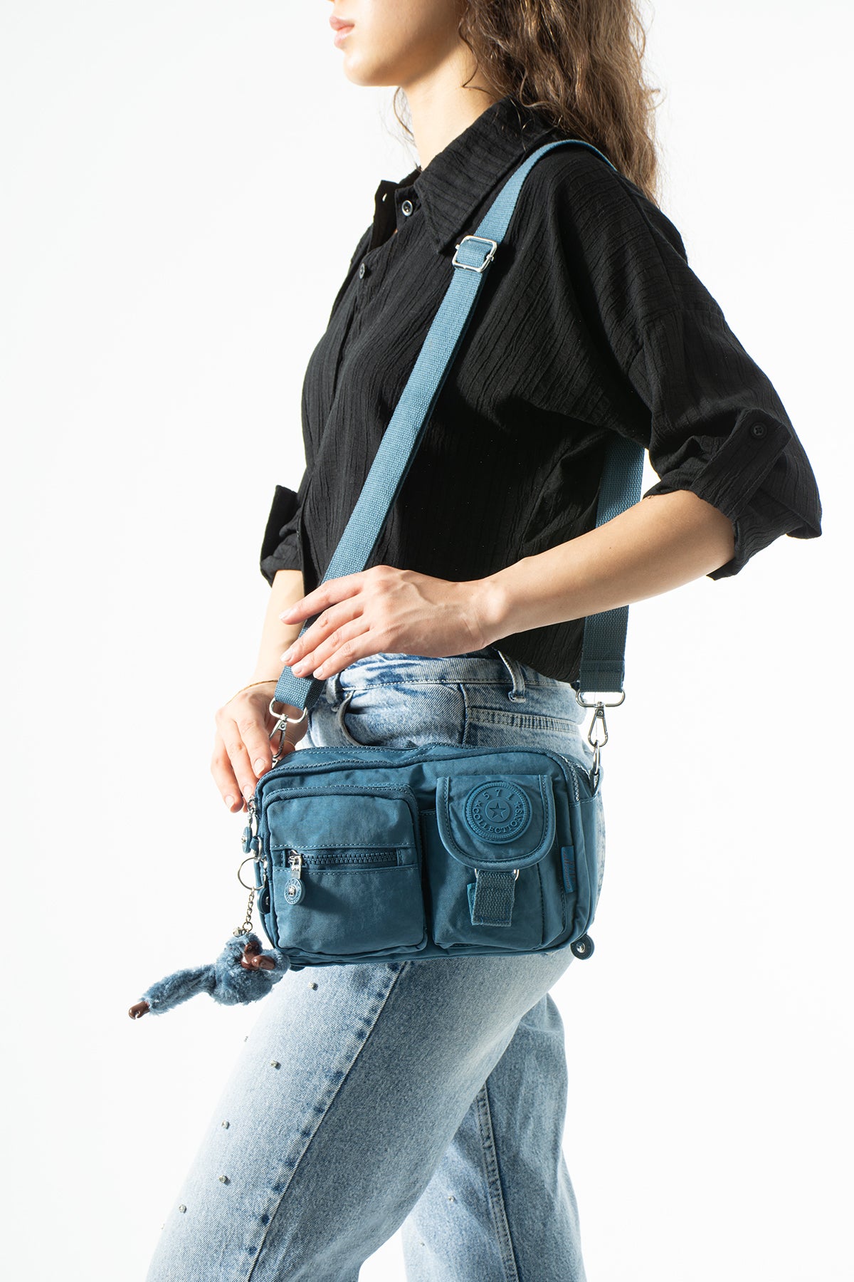 Ultra Hafif Su Geçirmez Çok Cepli Omuz Çantası (Model: 571-6V)