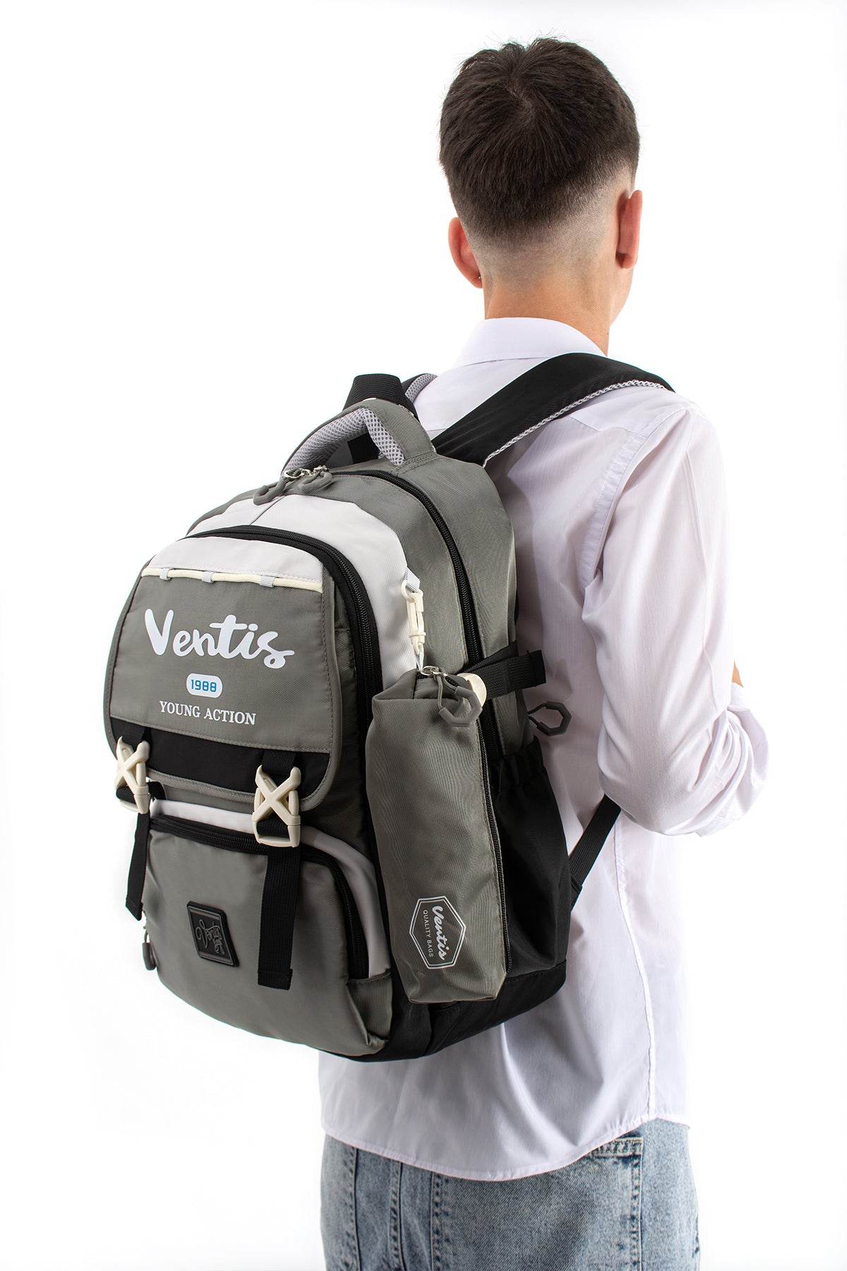 Ultra Hafif Su Geçirmez Çok Cepli Sırt Çantası Unisex Kore Stil  VNT-1-1E