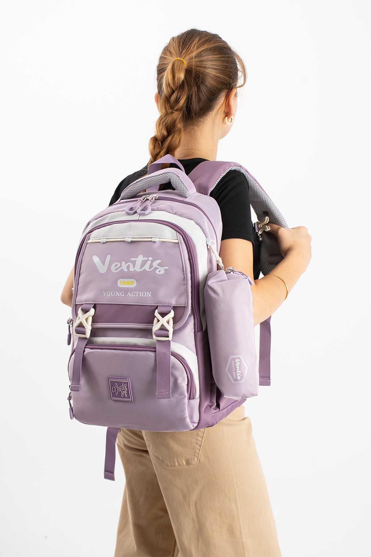 Ultra Hafif Su Geçirmez Çok Cepli Sırt Çantası Unisex Kore Stil  VNT-1-1E