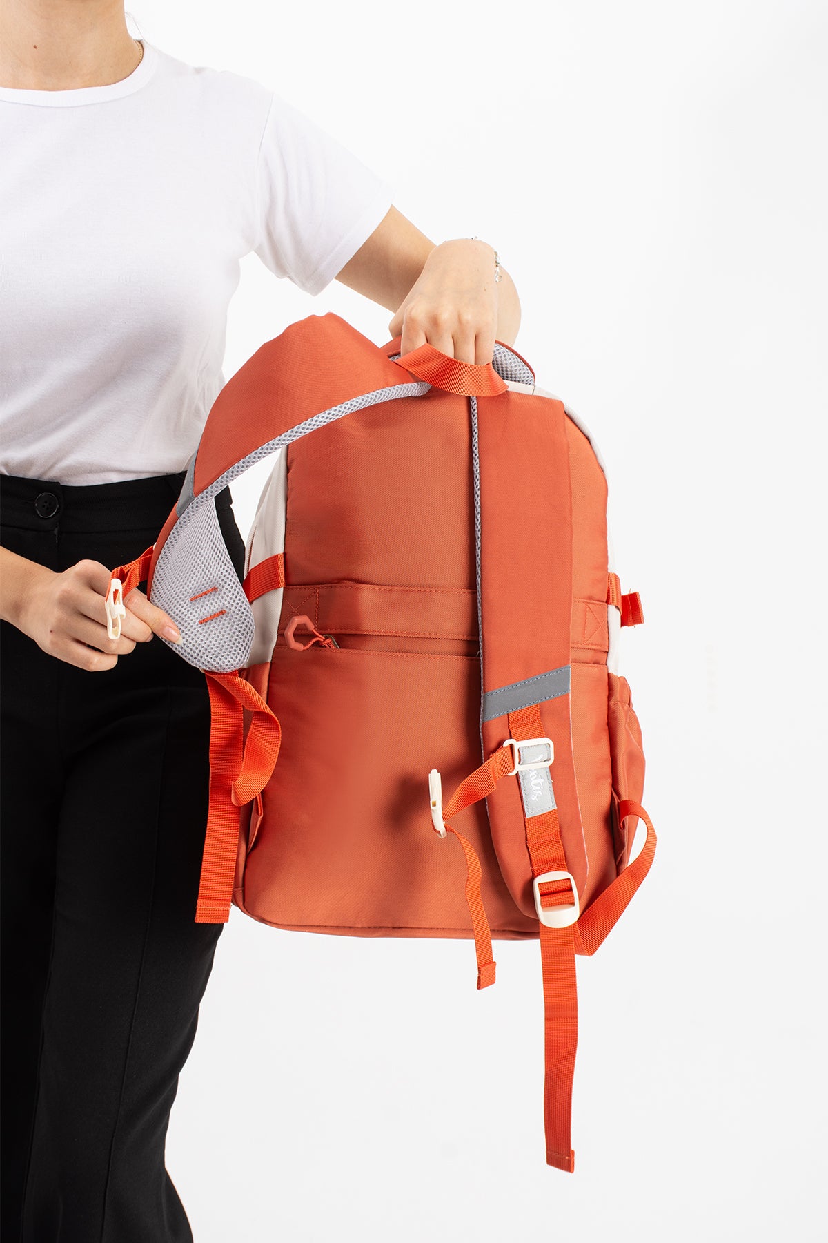 Ultra Hafif Su Geçirmez Çok Cepli Sırt Çantası Unisex Kore Stil  VNT-1-1F