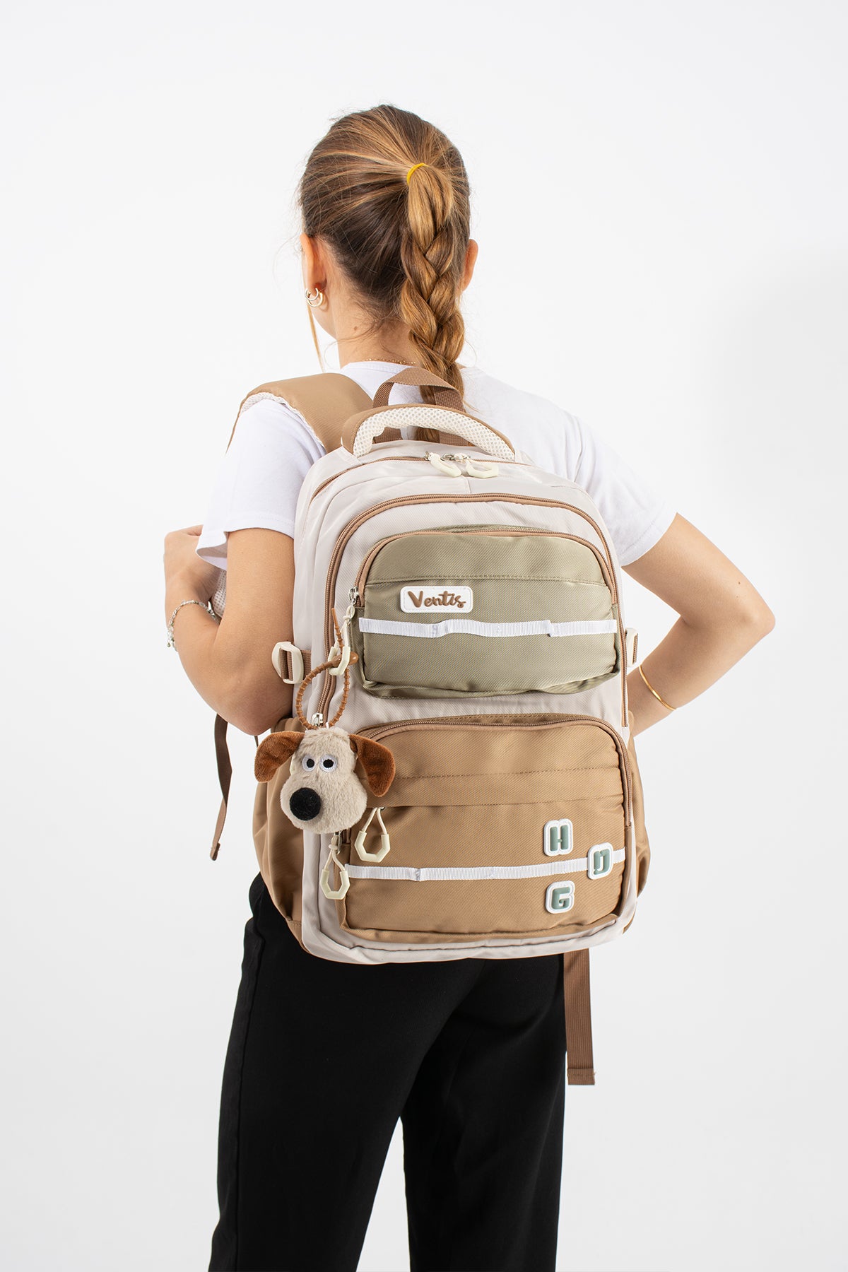 Ultra Hafif Su Geçirmez Çok Cepli Sırt Çantası Unisex Kore Stil  VNT-1-1A