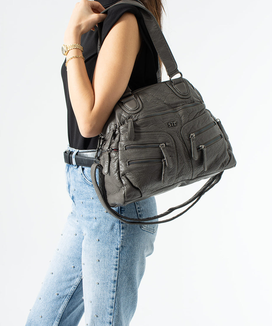 Kol Çapraz İthal Deri Çanta 571-14-18F