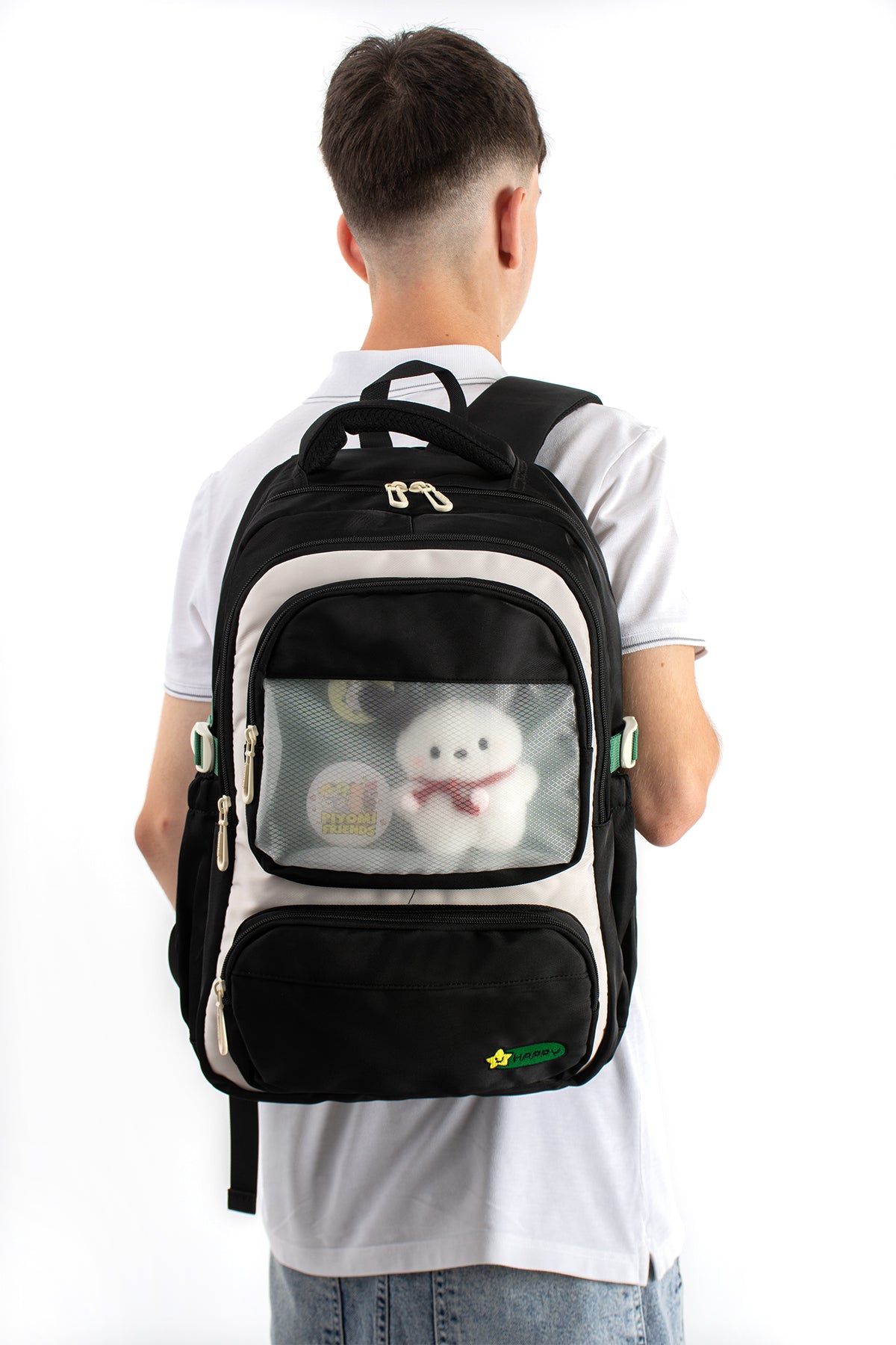 Ultra Hafif Su Geçirmez Çok Cepli Sırt Çantası Unisex Kore Stil  VNT-1-1G