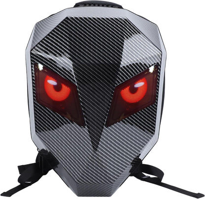 Devil Eye Led Gözlü Sırt Çantası, Siyah, Kask Çantası motorcu çanta