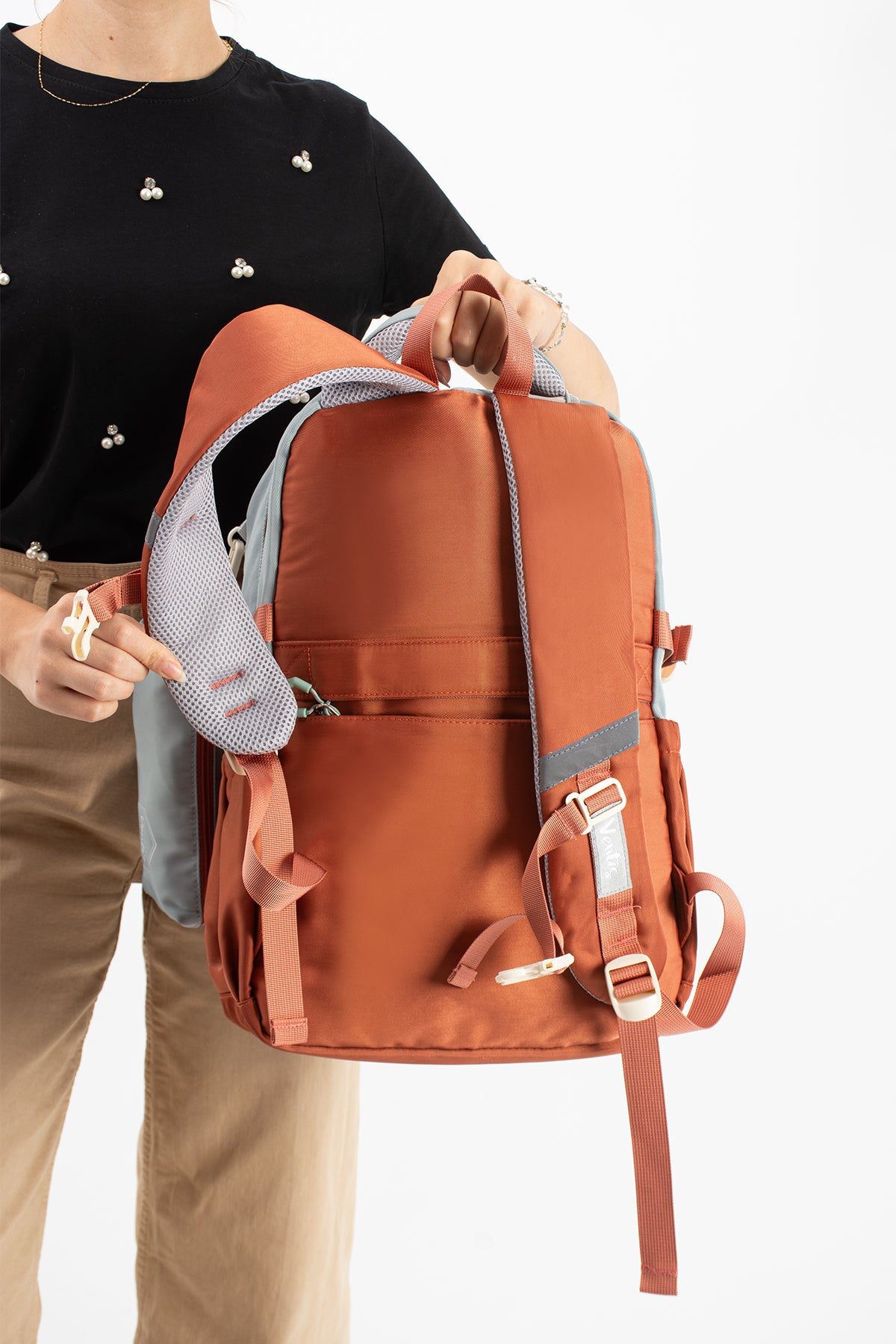 Ultra Hafif Su Geçirmez Çok Cepli Sırt Çantası Unisex Kore Stil  VNT-1-1E