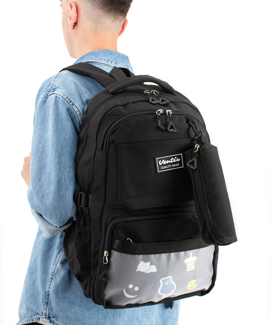 Ultra Hafif Su Geçirmez Çok Cepli Sırt Çantası Unisex Kore Stil  VNT-1-7D