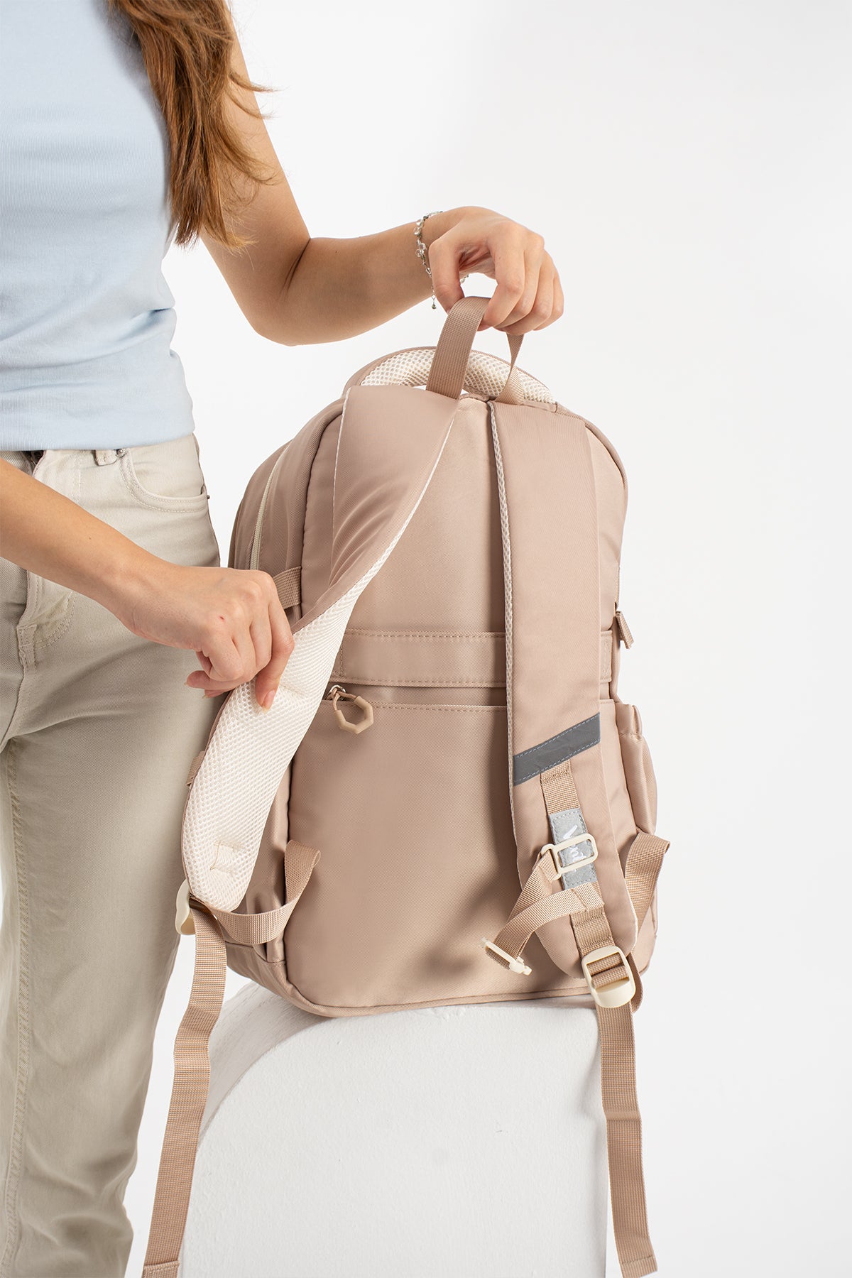 Ultra Hafif Su Geçirmez Çok Cepli Sırt Çantası Unisex Kore Stil  VNT-1-1C