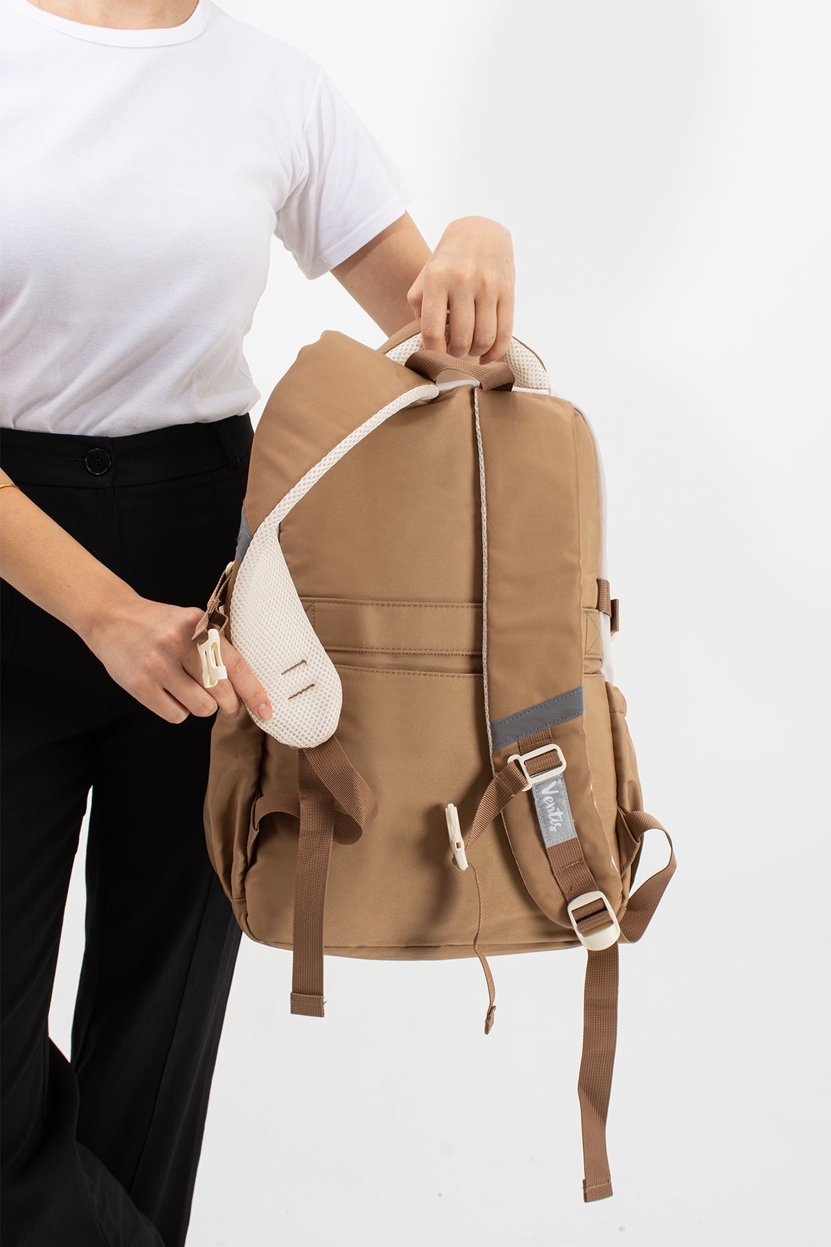 Ultra Hafif Su Geçirmez Çok Cepli Sırt Çantası Unisex Kore Stil  VNT-1-1A