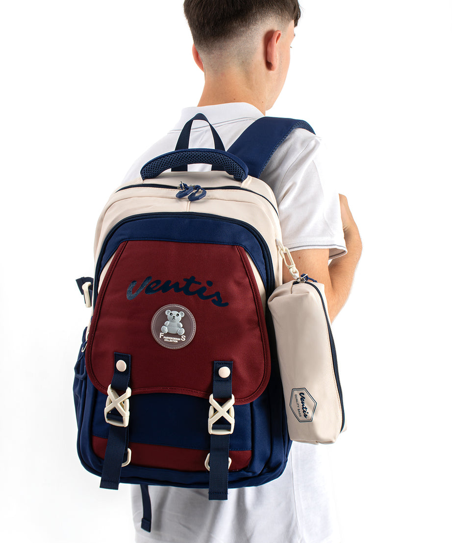 Ultra Hafif Su Geçirmez Çok Cepli Sırt Çantası Unisex Kore Stil  VNT-1-1D