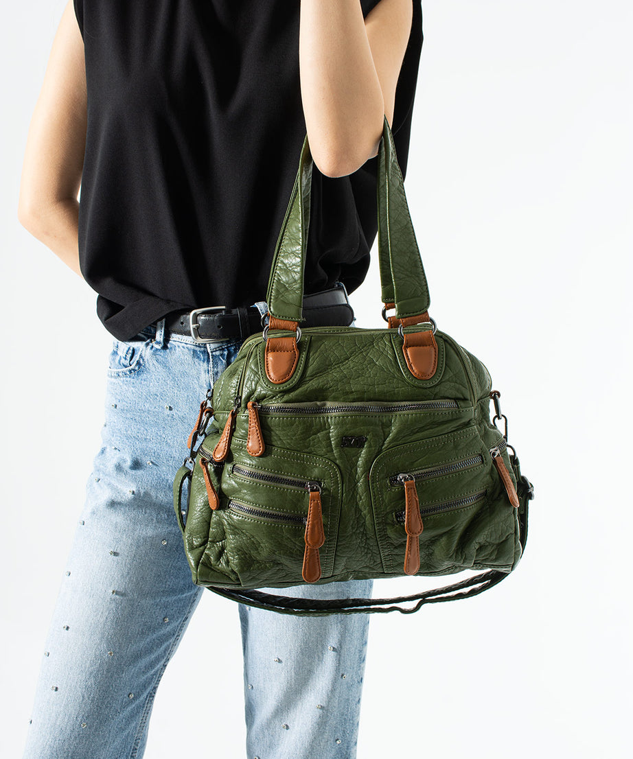 Kol Çapraz İthal Deri Çanta 571-14-18F