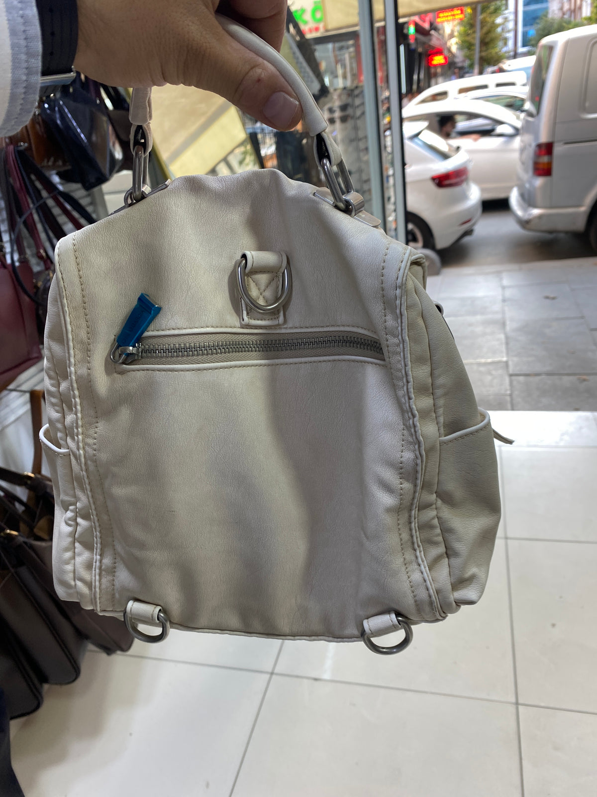 Hafif Çok Gözlü Yumuşak  eskitme sırt ve  çapraz askılı retro detaylı kavi-1027