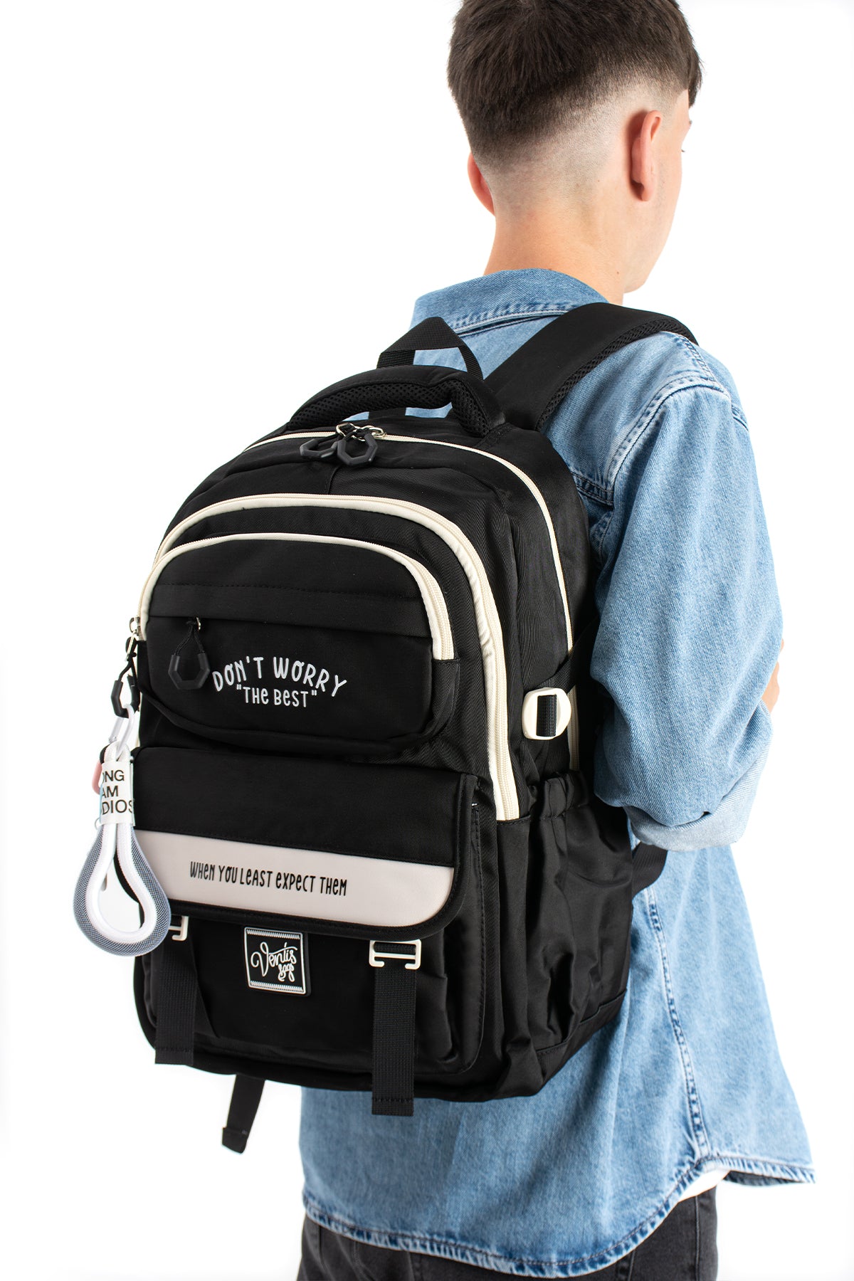 Ultra Hafif Su Geçirmez Çok Cepli Sırt Çantası Unisex Kore Stil  VNT-1-1C